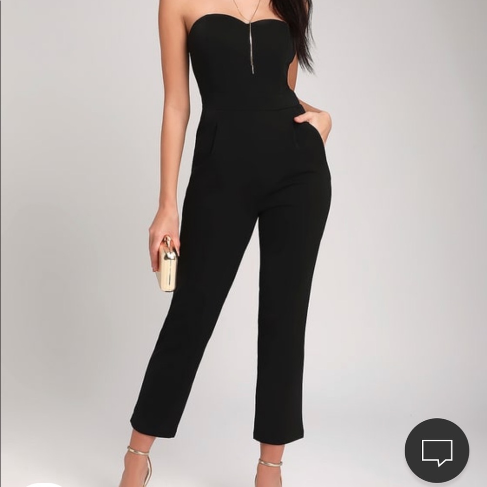 Express Strapless Sweetheart Jumpsuit